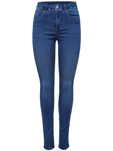 ONLY Damen ONLROYAL HW Skinny Jeans PIM504 Tall FN Hose, Medium Blue Denim, M/36 von ONLY