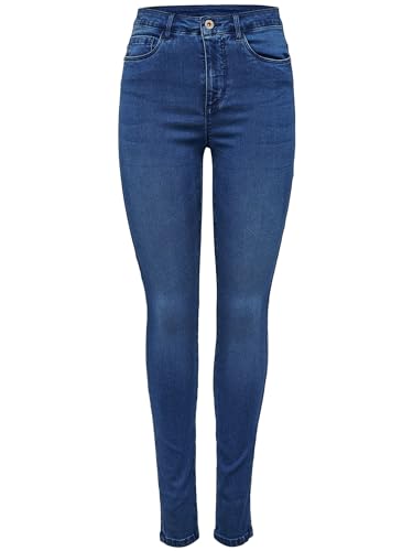 ONLY Damen ONLROYAL HW Skinny Jeans PIM504 Tall FN Hose, Medium Blue Denim, S/36 von ONLY