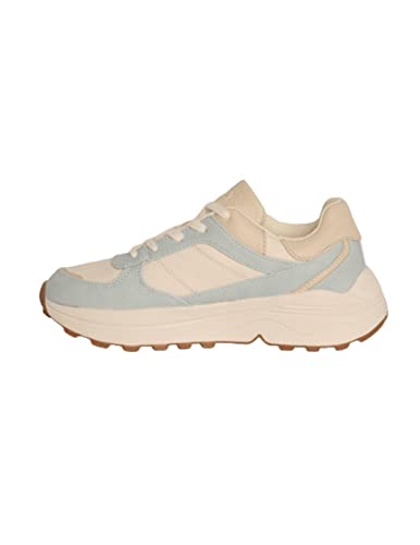 ONLY Damen ONLSYLVIE-7 PU PASTELLY Soft-NOOS Sneaker, Blue Glow, 38 EU von ONLY