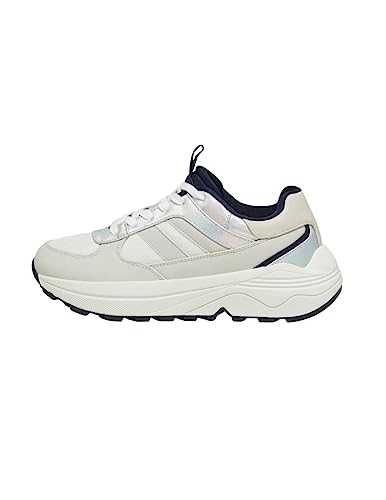 ONLY Damen ONLSYLVIE-9 PU NOOS Sneaker, Light Gray, 36 EU von ONLY