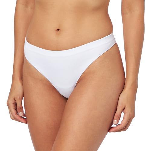 ONLY Damen ONLVICKY Rib S-Less Thong 3-PK NOOS Tanga, White/Pack:X 3, M/L von ONLY