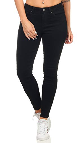 ONLY Damen Onlwauw Life Mid Sk Bb Bj165 Noos Hose, Black Denim, XS / 30L EU ONLY Damen Onlwauw Life Mid Sk Bb Bj165 Noos Hose, Black Denim, XS / 30L EU von ONLY