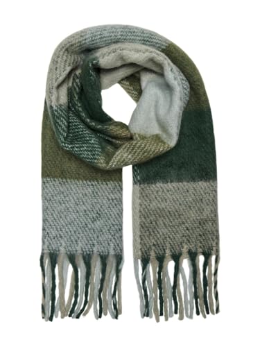 ONLY Damen ONLWINIE Check Scarf CC Halstuch, (greener pastures) von ONLY