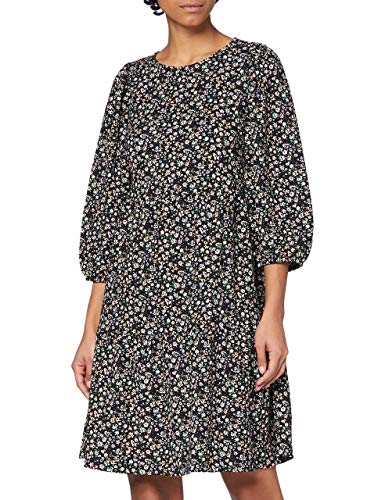 ONLY Damen Onlzille Naya 3/4 korte jurk JRS Noos Kleid, Schwarz, S EU von ONLY