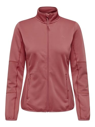 ONLY Damen ONPJETTA HN Fleece JCK NOOS Jacke, Mineral Red, S von ONLY