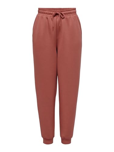 ONLY Damen ONPLOUNGE HW SWT PNT NOOS Jogginghose, Mineral Red, Small von ONLY
