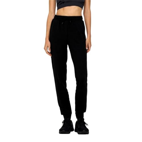 ONLY Damen ONPMELINA MW Slim SWT Cuff PNT NOOS Jogginghose, Black, Large von ONLY