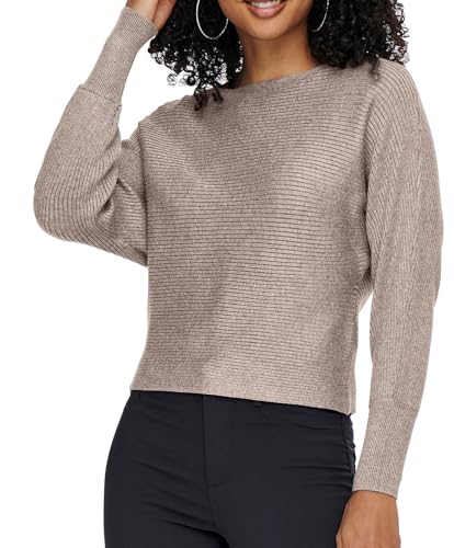 ONLY Damen Onladaline L/S Short Pullo KNT Noos Strickpullover Mit U-Boot-Ausschnitt 15226298 ,Satellite ,XS von ONLY