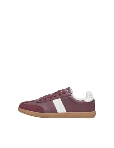 ONLY Damen Onlamber Pu Sneaker, Burgundy, 38 EU von ONLY