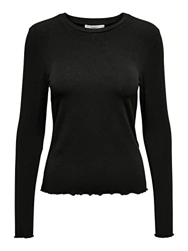 ONLY Damen Onlamour L/S Jrs Noos Top, Schwarz, M EU von ONLY