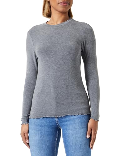 ONLY Damen Onlamour L/S Top Jrs Noos, Dark Grey Melange, 3XL von ONLY