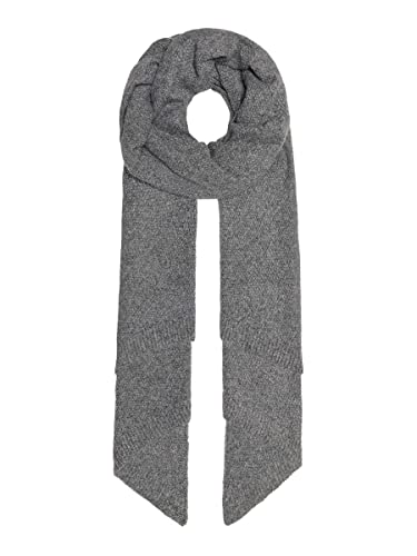 ONLY Damen Onlanelise Life Knit Lurex Scarf Cc Schal, Medium Grey Melange, Einheitsgröße EU von ONLY