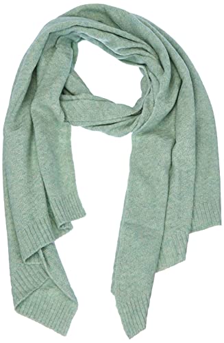 ONLY Damen Onlanelise Life Knit Rib Scarf Cc Schal, Silt Green/Detail:MELANGE, Einheitsgröße EU von ONLY