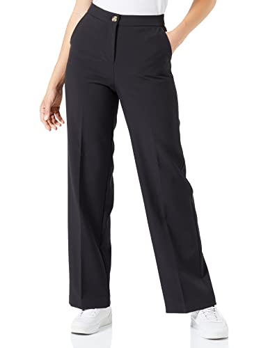 ONLY Damen Onlaya-Astrid Hw Wide Pant PNT Stoffhose, Schwarz, 34W / 34L EU von ONLY