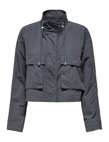 ONLY Damen Onlbealo Cargo Jacket Cc OTW, Blackened Pearl, l von ONLY