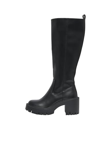 ONLY Damen Onlbluebell-3 Knee High Boot, Black, 38 EU von ONLY
