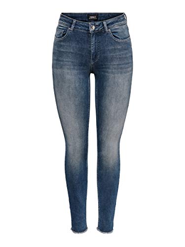 ONLY Female Skinny Jeans ONLBLUSH Mittlere Taille Skinny Fit Jeans von ONLY