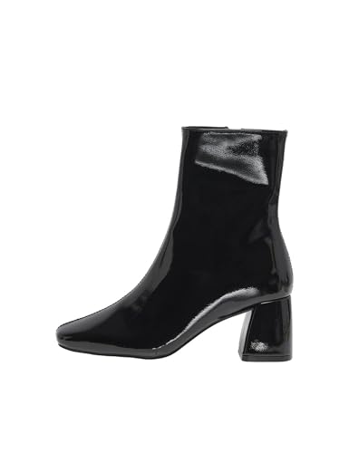 ONLY Damen Onlbrielle-1 Pu Heeled Boot, Black, 38 EU von ONLY