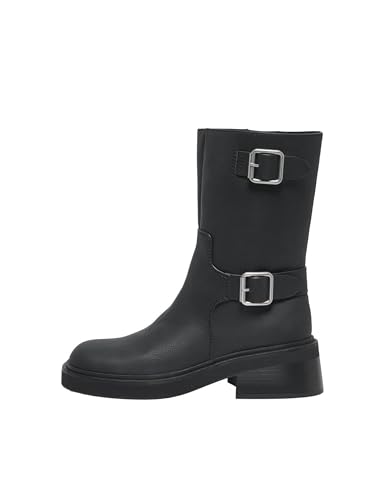 ONLY Damen Onlbutter-2 Buckle Boot, Black, 39 EU von ONLY