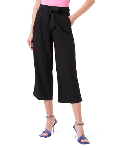 ONLY Damen Onlcaro Hw Linen Belt Culotte PNT Hose, Schwarz, XS von ONLY