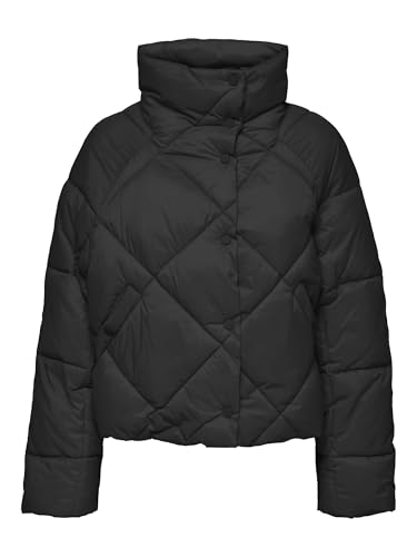 ONLY Damen Onlcarol Puffer Bf Otw Quilted Jacket, Schwarz, XS EU von ONLY