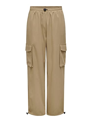 ONLY Damen Onlcashi Cargo Pant WVN Noos, Incense, L / 32L ONLY Damen Onlcashi Cargo Pant WVN Noos, Incense, L / 32L von ONLY