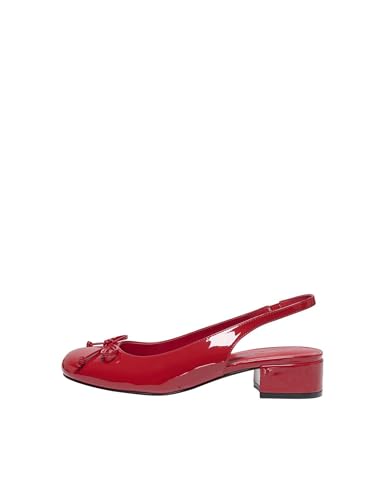 ONLY Damen Onlcelia-2 Pump Sling Back Bow, High Risk Red, 37 EU von ONLY
