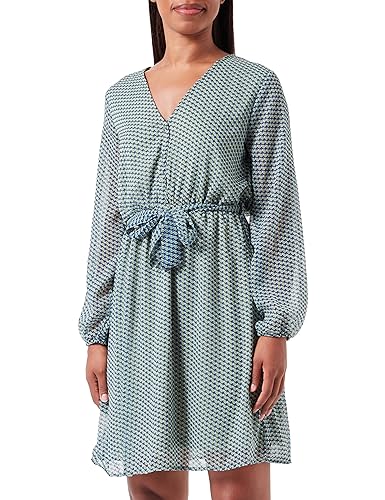 ONLY Damen Onlcera 3/4 Short Dress WVN Noos, Loden Frost/AOP:Sammy Grafic, XXS von ONLY