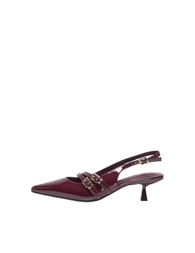 ONLY Damen Onlcoco-8 Buckle, Burgundy, 36 EU von ONLY