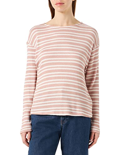 ONLY Damen Onlcody L/S Back Tie Top Cs Jrs Langarmshirt, Misty Rose/Stripes:lgm, XL EU von ONLY