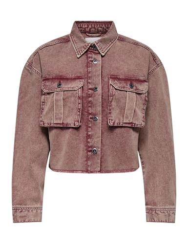 ONLY Damen Onldrew Acid Jacket Cc OTW, Ruby Wine, x_l ONLY Damen Onldrew Acid Jacket Cc OTW, Ruby Wine, x_l von ONLY