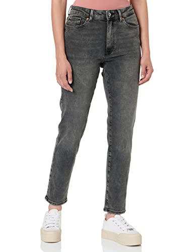 ONLY Damen Onlemily Stretch Hw St Ank Cro718 Ptt Jeans, Dark Grey Denim, 25W / 30L EU von ONLY