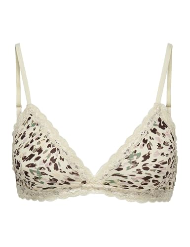 ONLY Damen ONLEMMA AOP Triangle Bra Acc BH, Sandshell/AOP:ECO Animal, M von ONLY