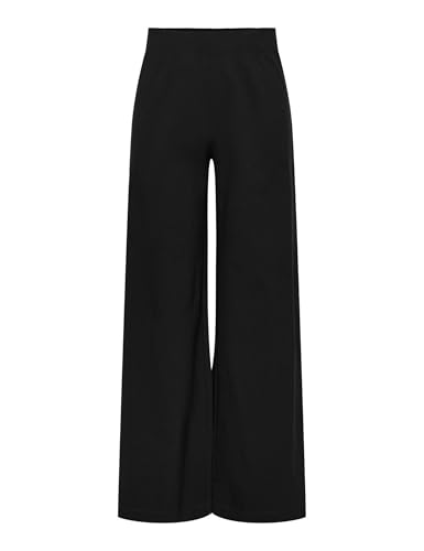 ONLY Damen Onlfiona Wide Pant JRS Jeans, Black, X-Small von ONLY
