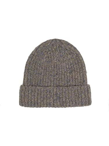 ONLY Damen Onlfreya Knit Rib Beanie Acc M tze, Pearl/Detail:MULTI MELANGE, Einheitsgröße EU von ONLY