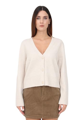 ONLY Damen Onlhazel Ls Button Cardigan Bf KNT, Pumice Stone/Detail:Melange, XL von ONLY