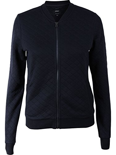 ONLY Damen Onljoyce Ls Noos Bomber Jacke, Schwarz, L EU von ONLY