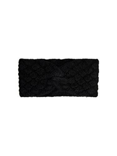 ONLY Damen Onljulia Struc Cc Cold Weather Headband, Schwarz, Einheitsgröße EU von ONLY