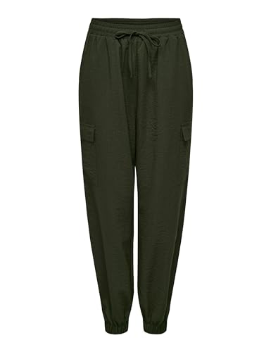 ONLY Damen Onlkatinka Cargo Pant Wvn Noos, Forest Night, L von ONLY
