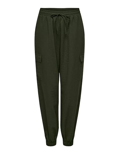 ONLY Damen Onlkatinka Cargo Pant WVN Noos, Forest Night, M von ONLY