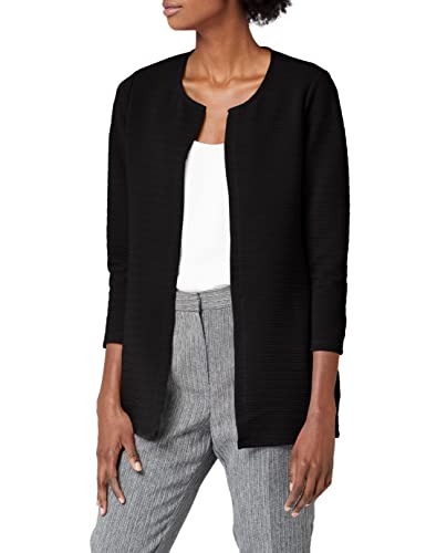 ONLY Damen ONLLECO 7/8 Long Cardigan JRS NOOS 15112273, Black, M von ONLY