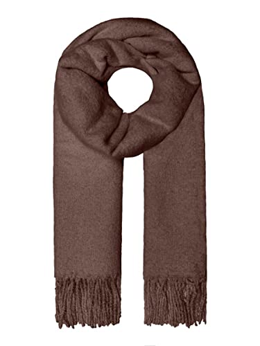 ONLY Damen Onllima Long Frill Scarf Cc Schal, Coffee Quartz, Einheitsgröße EU von ONLY