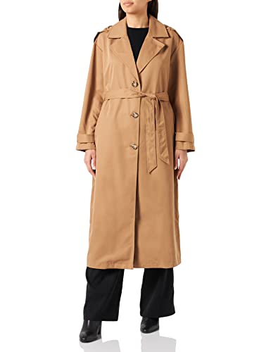 ONLY Damen Onlline X-long Noos Otw Trenchcoat, Tigers Eye, XXL EU von ONLY