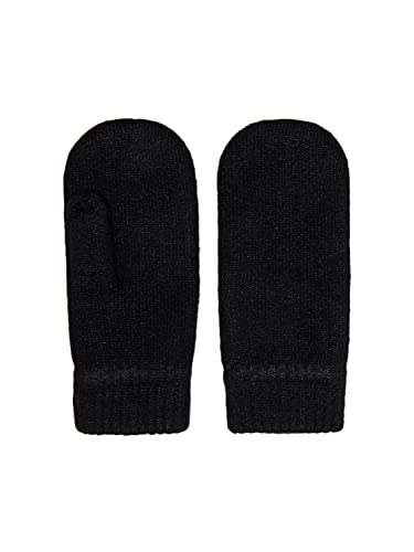 ONLY Damen Onllinea Life Lurex Mittens Acc Handschuh, Black/Detail:dtm Lurex, Einheitsgröße EU von ONLY