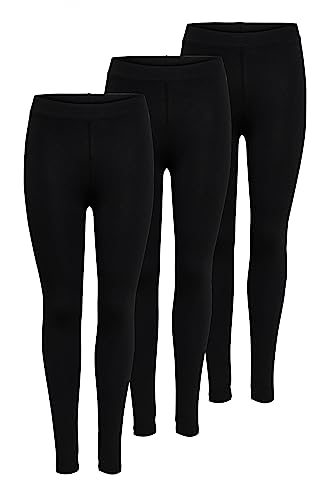 ONLY Damen Onllive Love Leggings 3-Pack, Black/Black/Black, XS ONLY Damen Onllive Love Leggings 3-Pack, Black/Black/Black, XS von ONLY