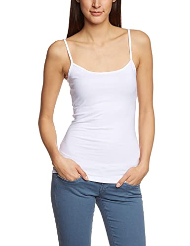 ONLY Damen Onllive Love Strap Singlet Noos Top, Weiß (White), 36 (Herstellergröße: S) von ONLY