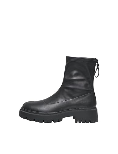 ONLY Damen Onllizzo-1 Zipper Sock Boot, Black, 38 EU von ONLY