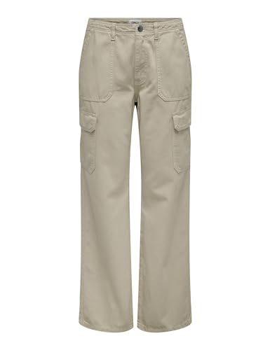ONLY Damen Onlmalfy Cargo Pant Pnt Noos, Silver Lining, XS / 32L von ONLY