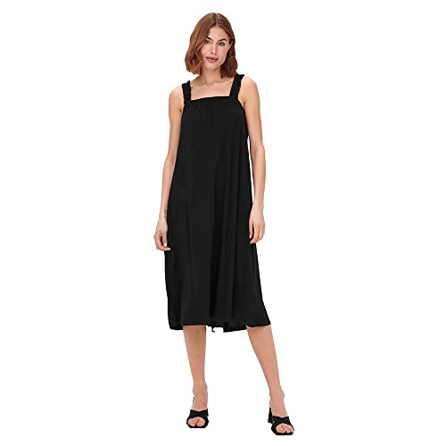 ONLY Damen Onlmay S/L Mix Dress Jrs Sommerkleid, Schwarz, L EU von ONLY