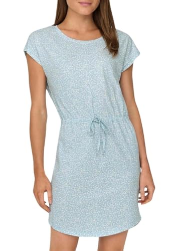 ONLY Damen Onlmay S/S Dress Noos, Clear Sky/Aop:mia Ditsy, XS von ONLY